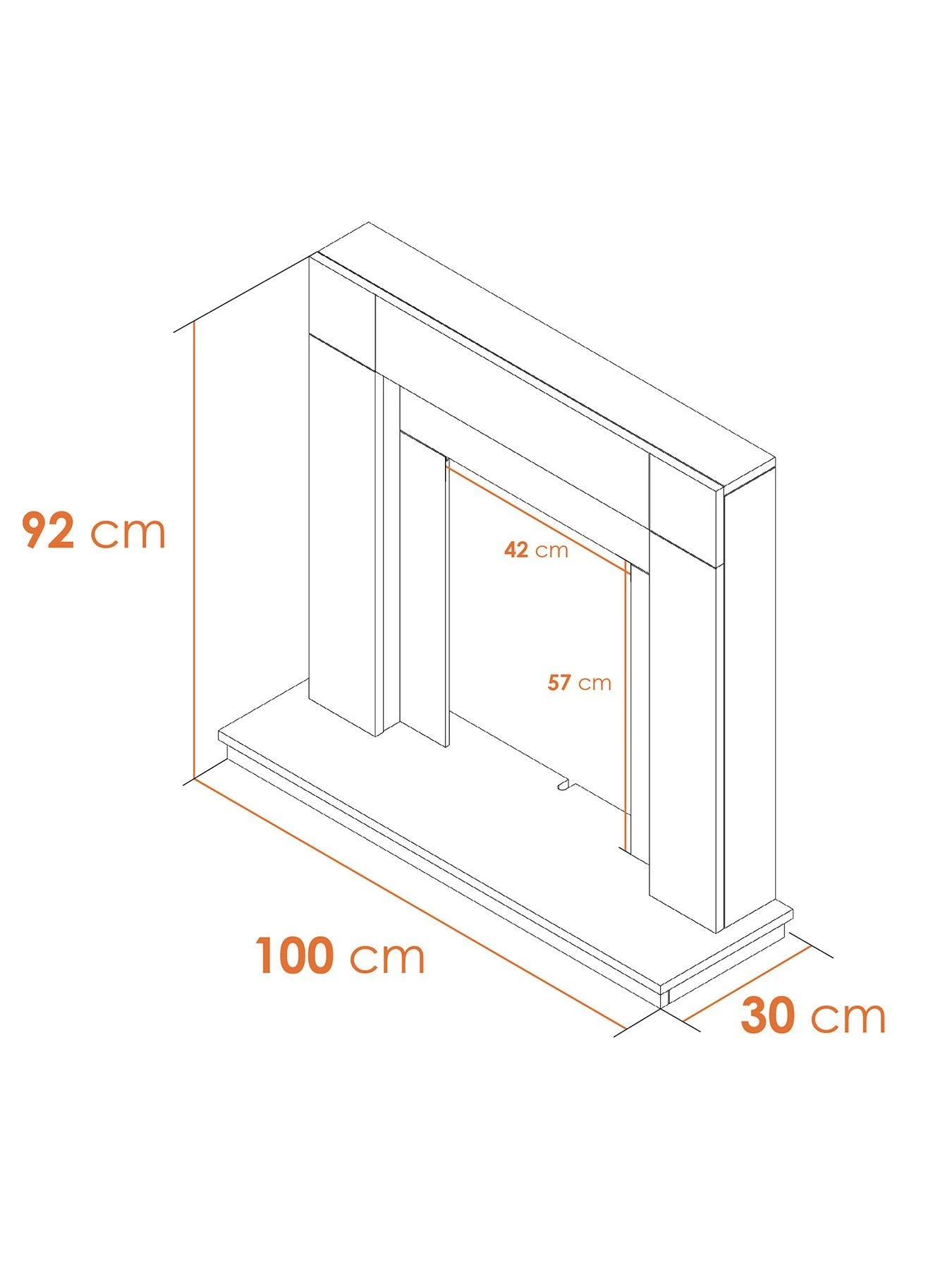 Adam Fires & Fireplaces Malmo Unfinished Oak Fire Surround - Image 3