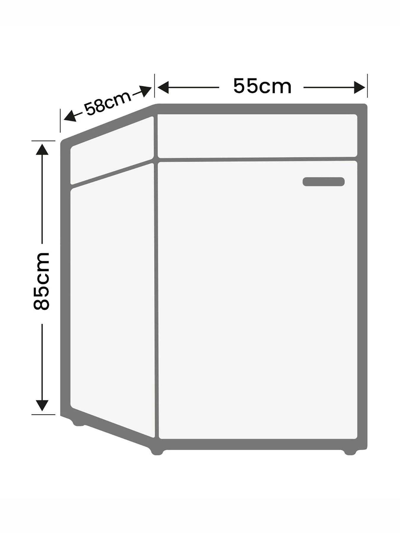 Hoover HVTLU542BHK Under Counter Freezer - Black - Image 4