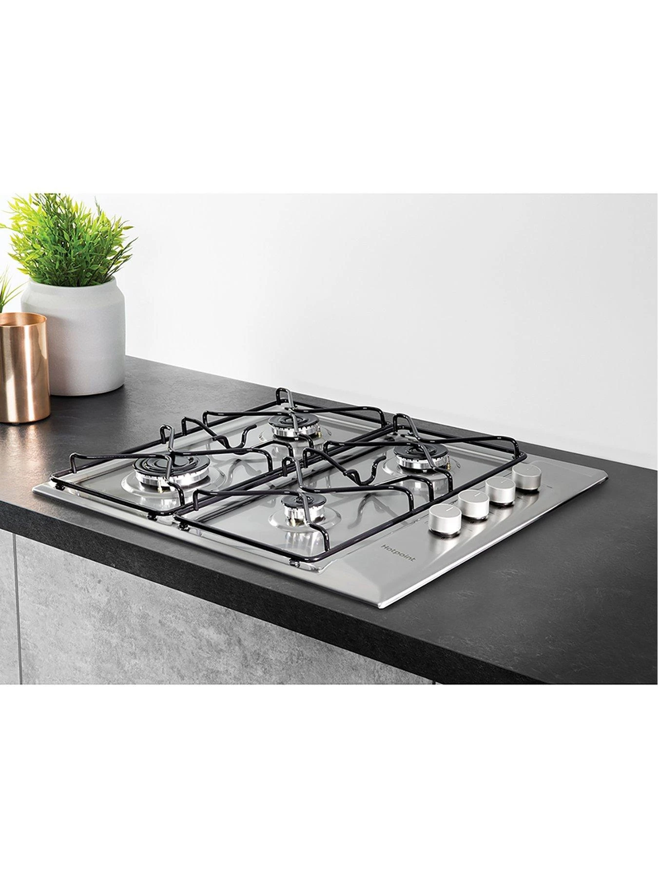 Hotpoint PAN642IXH 58cm Wide Built-in Hob With FSD - Stainless Steel - Image 3
