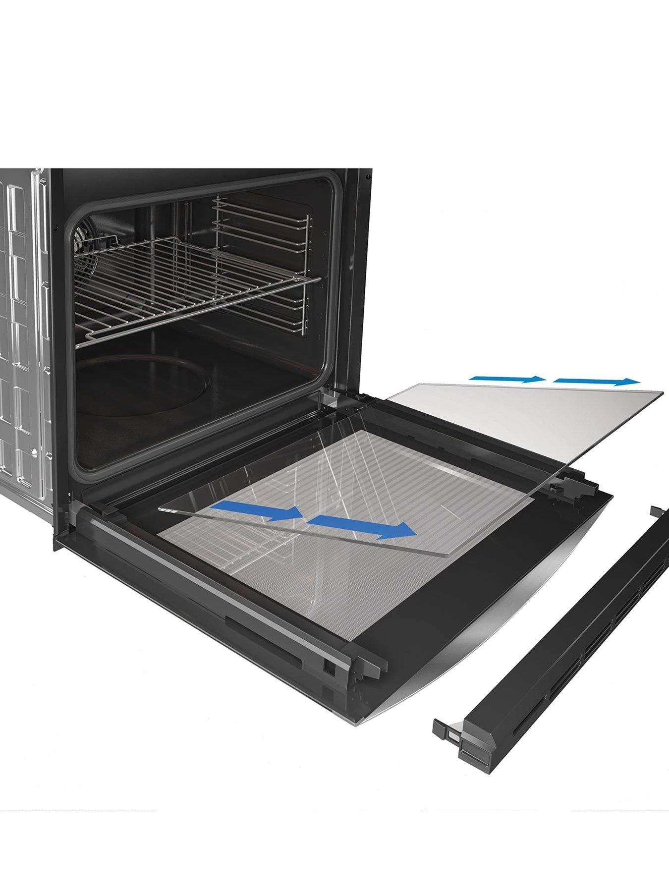 Indesit Aria IFW6340IXUK Built-In, Fan-Assisted, Single Electric Oven - Stainless Steel - Image 5