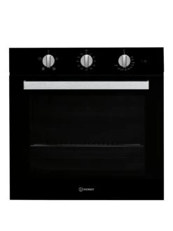 Indesit Aria IFW6330BLUK Built-In Single Electric Oven - Black