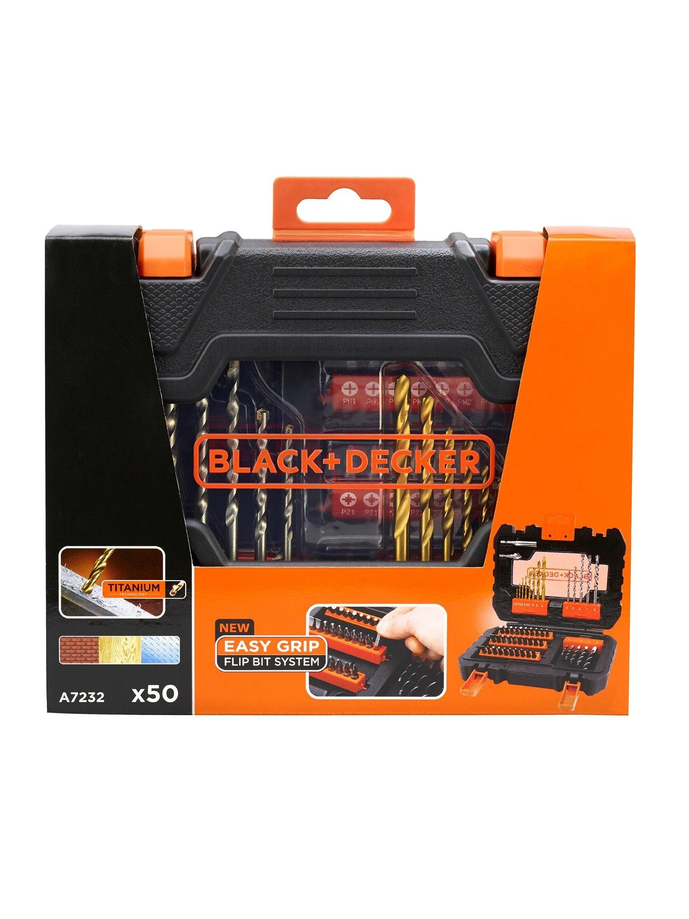 Black & Decker 50 Piece Drilling And Screwdriving Set A7232-XJ - Image 3