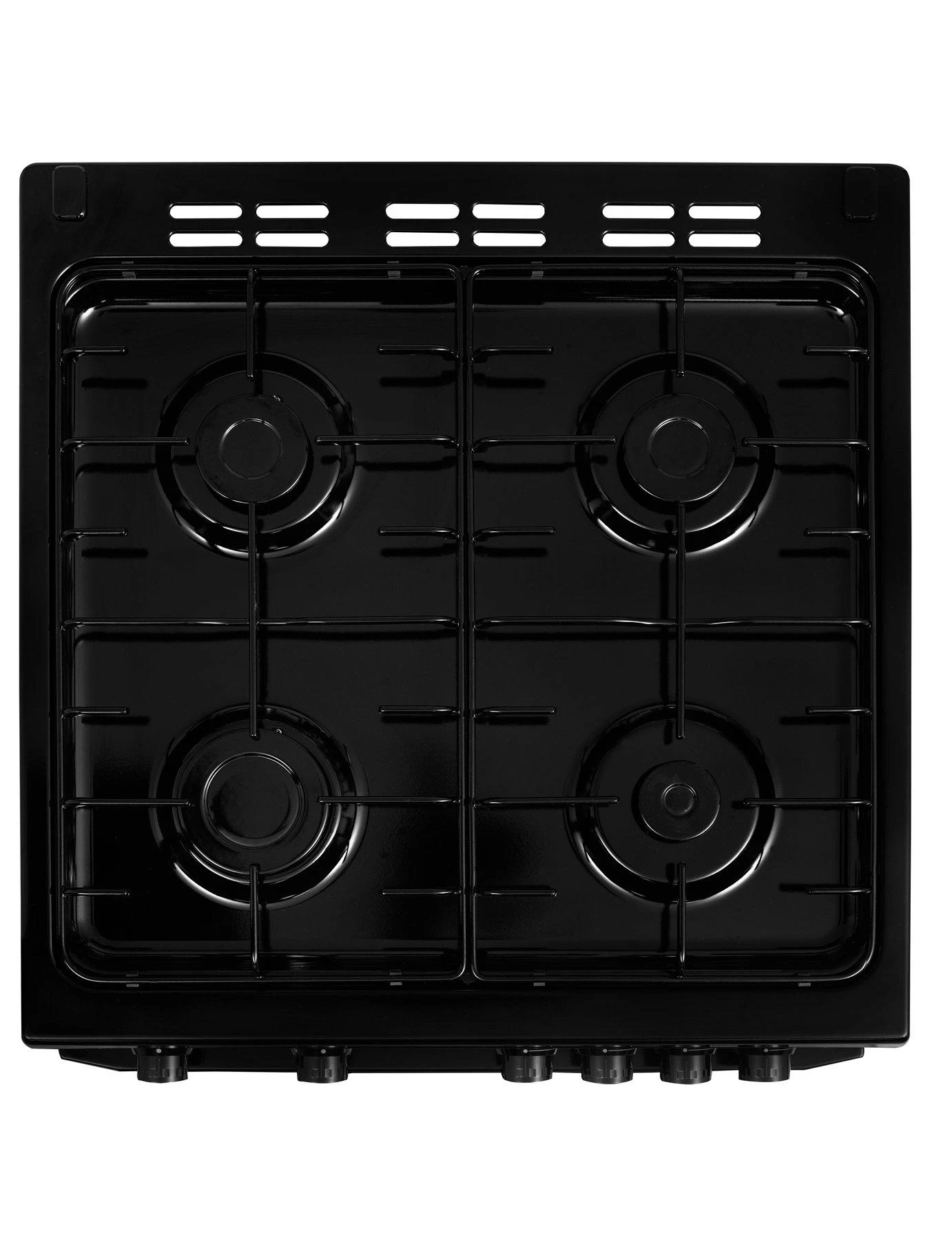 Beko KDG611K 60cm Wide Double Oven Gas Cooker With Full Width Gas Grill - Black - Image 3