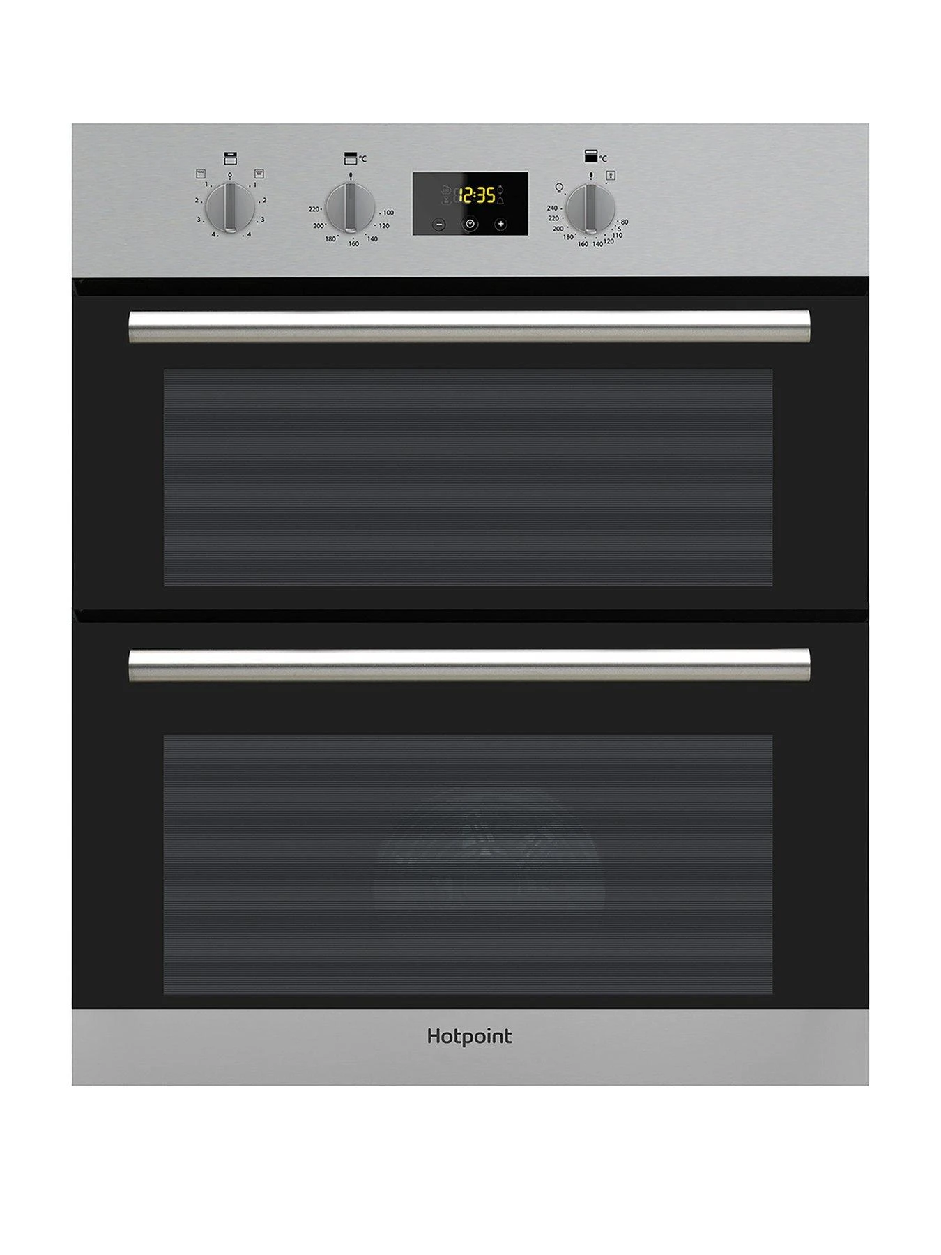 Hotpoint Class 2 DU2540IX 60cm Built-Under Double Electric Oven - Stainless Steel