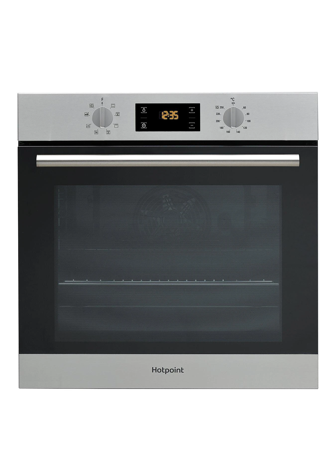 Hotpoint Class 2 SA2540HIX 60cm Built-In Electric Single Oven - Stainless Steel