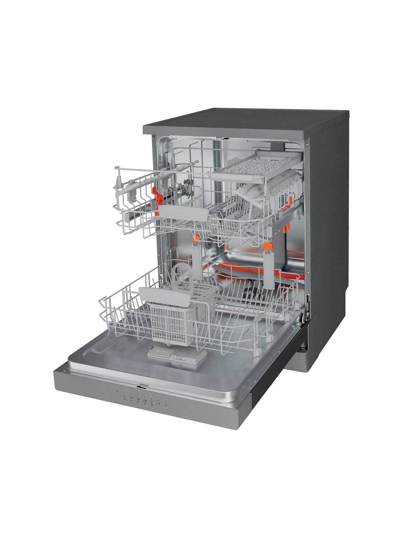 Hotpoint HFC3C26WCX UK Full Size 14-Place Dishwasher With Quick Wash And 3D Zone Wash - Silver - Image 2