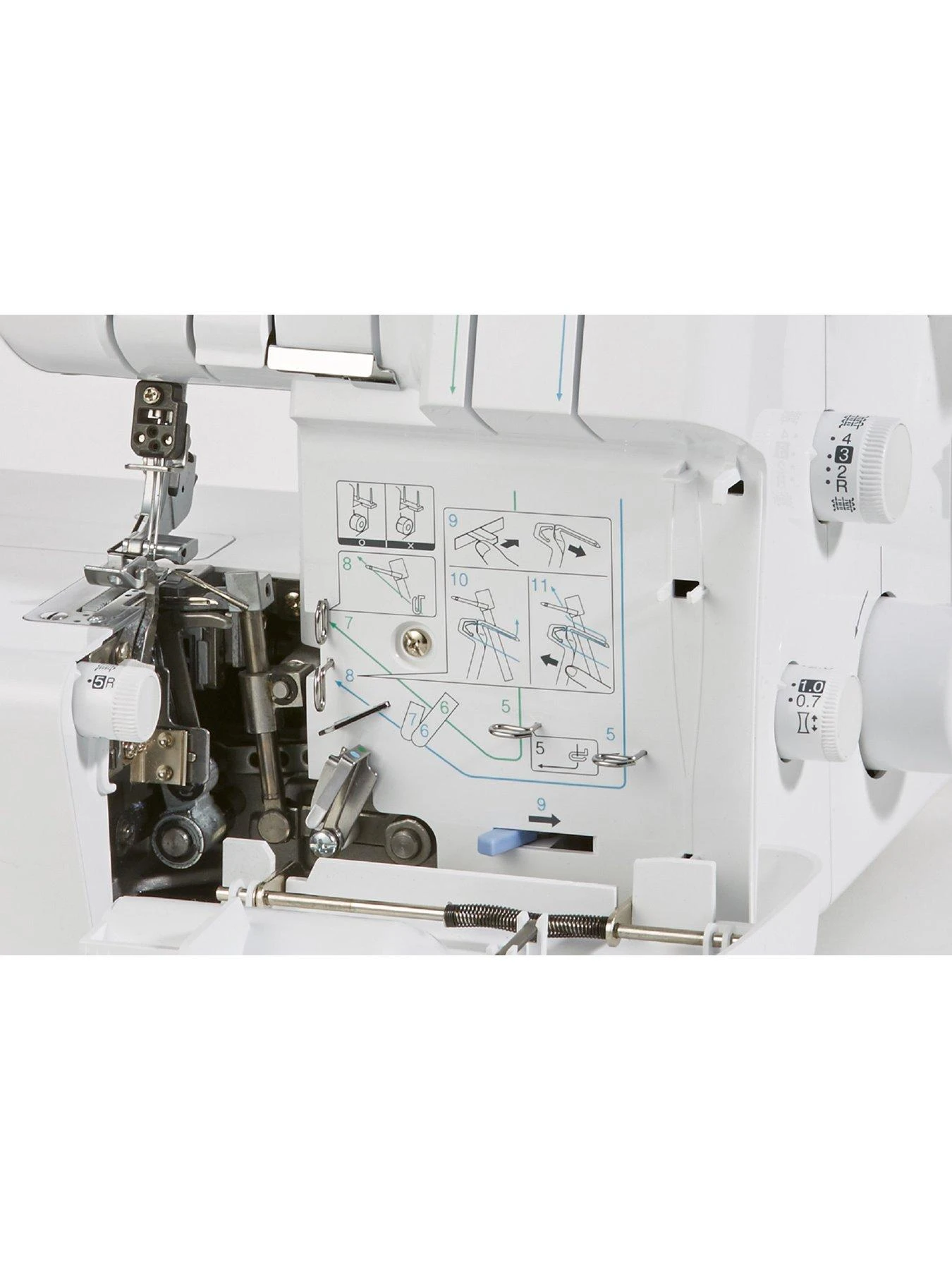 Brother M343D Overlocker Sewing Machine - White - Image 4