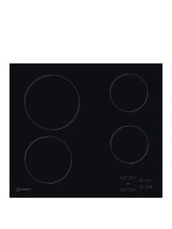 Indesit RI161C 60cm Built-In Ceramic Hob - Black