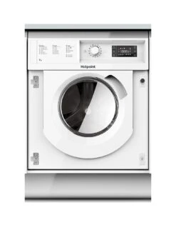 Hotpoint BIWMHG71483UKN 7kg Load, 1400 Spin Integrated Washing Machine - White