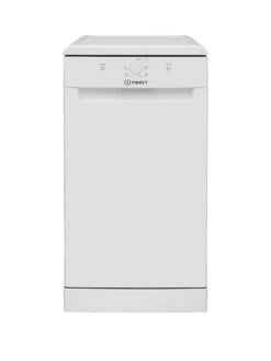 Indesit DSFE1B10UKN 10-Place Slimline Dishwasher With Quick Wash - White