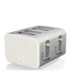 Swan 4 Slice Nordic Style Toaster - White