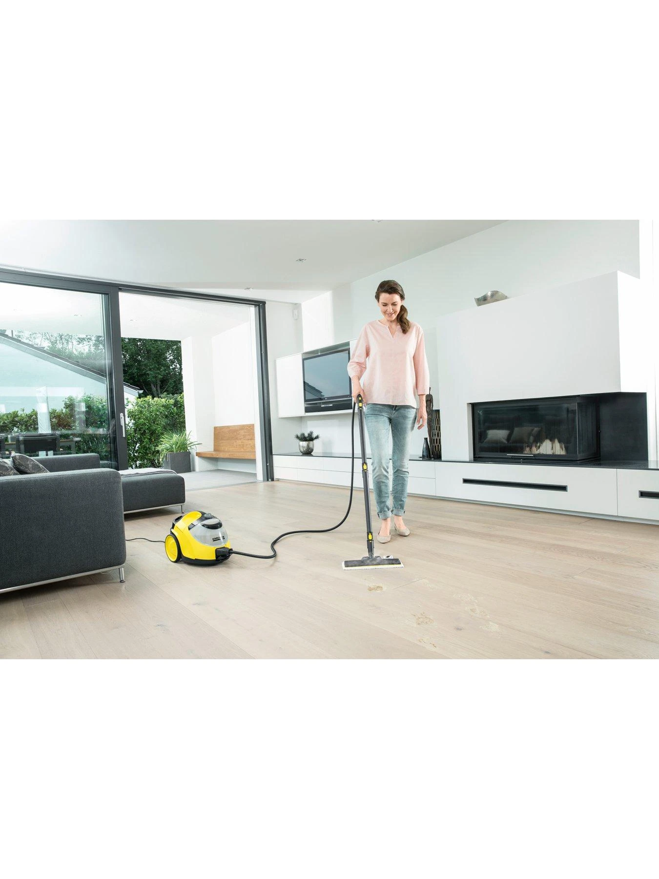 Karcher Kärcher SC 5 EasyFix Steam Cleaner - Removes Stubborn Stains - Yellow - Image 6