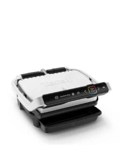 Tefal GC750D40 OptiGrill Elite Intelligent Health Grill, 12 Automatic Settings And Cooking Sensor – Stainless Steel