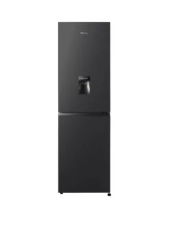 Hisense RB327N4WB1 55cm Wide, Total No Frost Fridge Freezer - Black