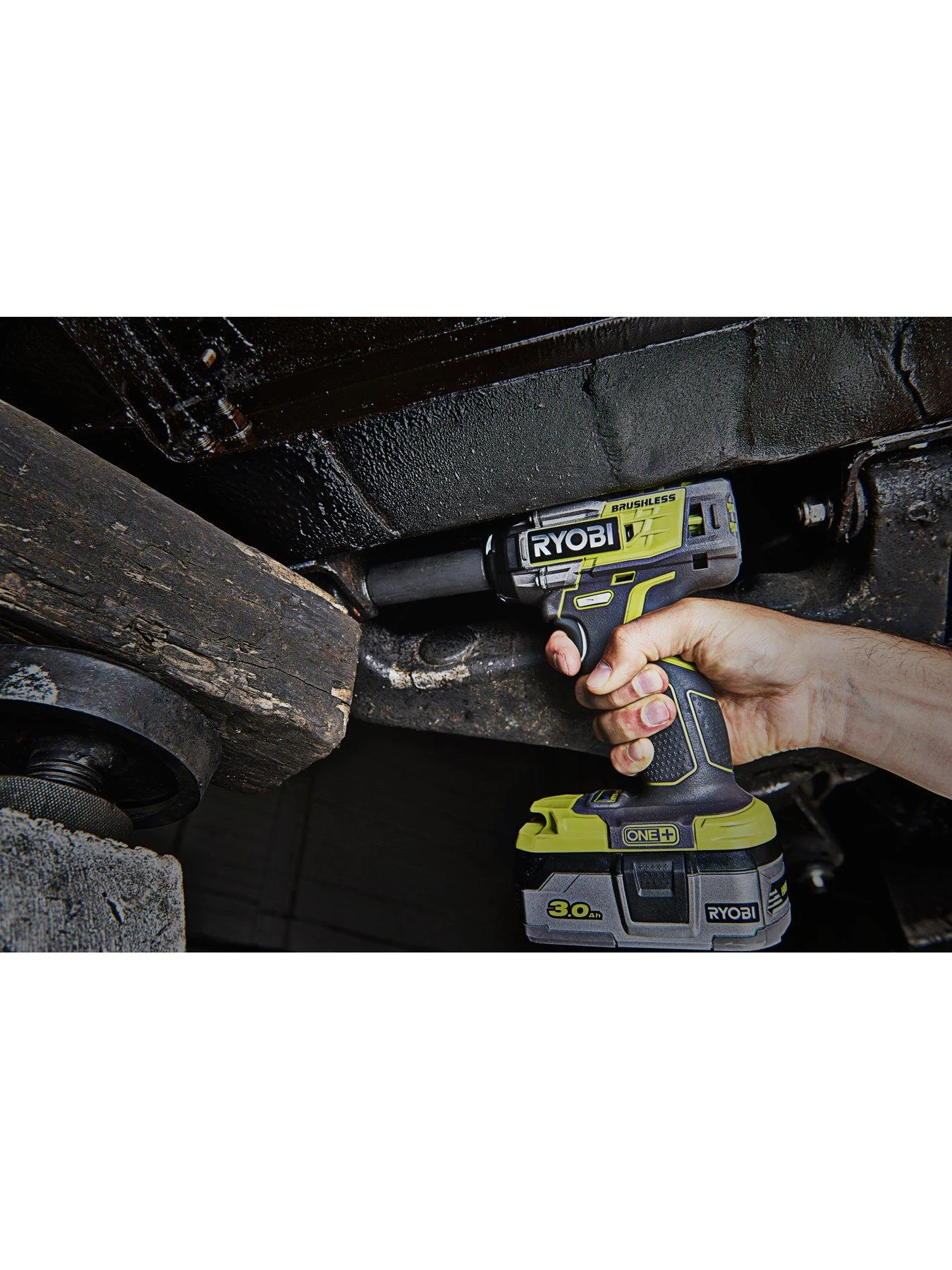 RYOBI R18IW7-0 18V ONE+ Cordless Brushless 3-Speed Impact Wrench (Bare Tool) - Image 3