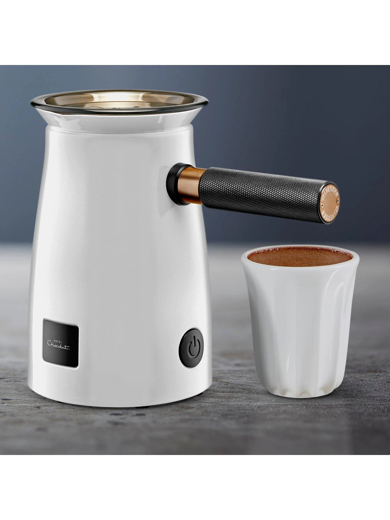 Hotel Chocolat Velvetiser - White With 10 Hot Chocolates - Image 2