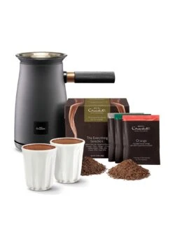 Hotel Chocolat Velvetiser - Grey With 10 Hot Chocolates