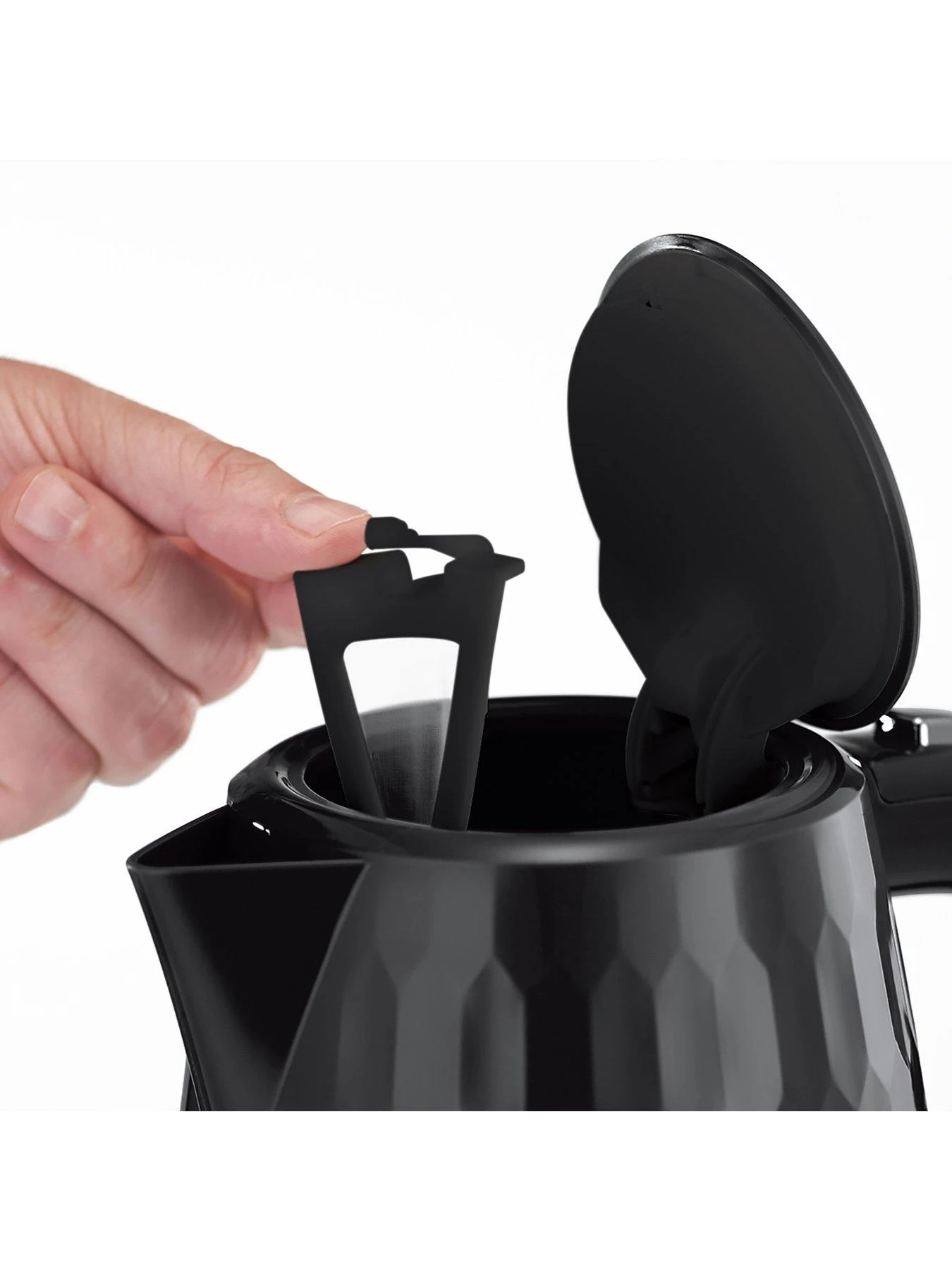 Russell Hobbs Honeycomb Black Plastic Kettle - 26051 - Image 4