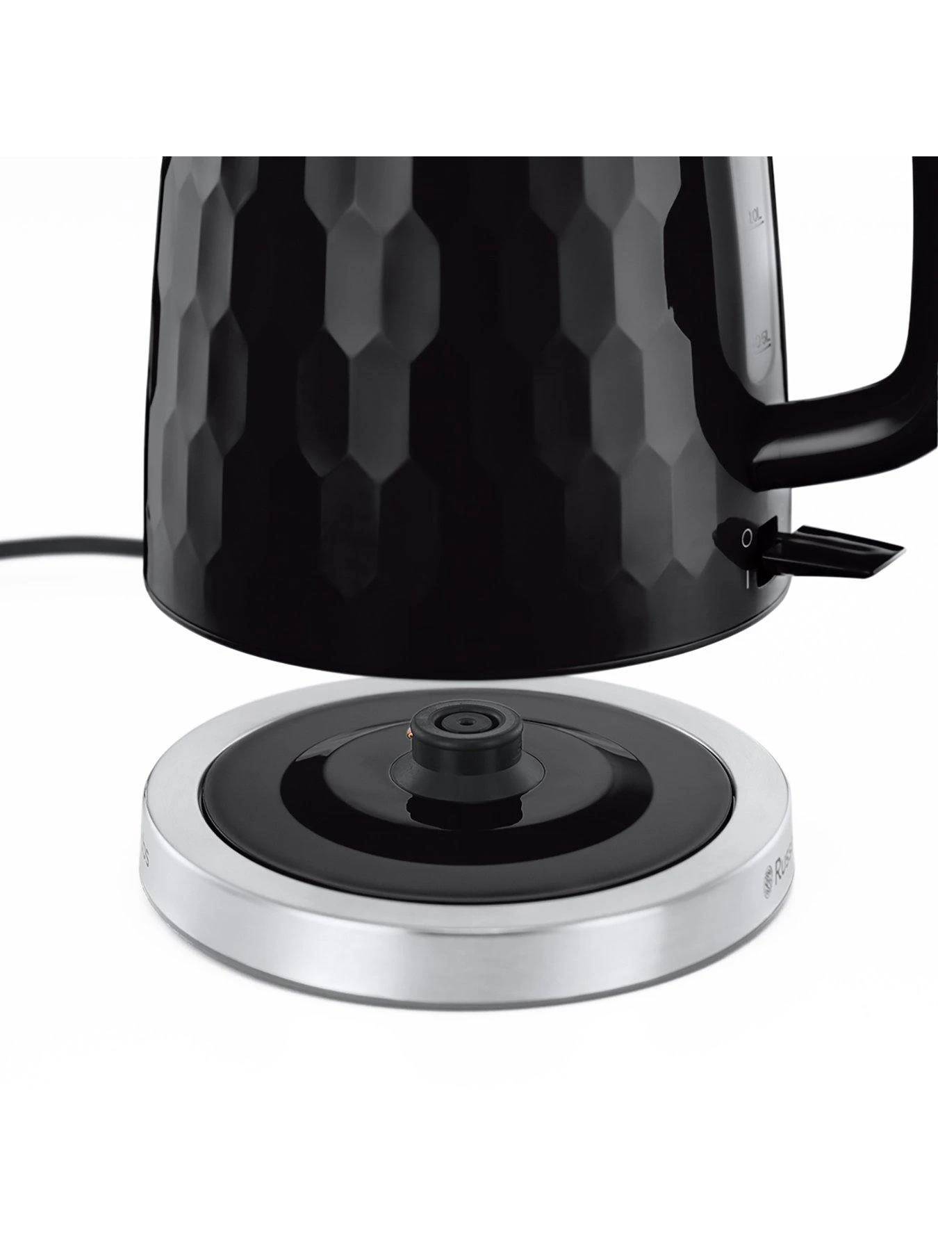 Russell Hobbs Honeycomb Black Plastic Kettle - 26051 - Image 5