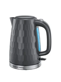 Russell Hobbs Honeycomb Grey Plastic Kettle - 26053