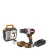 Worx Cordless Slammer Active Hammer Drill WX354 20Volts With 2x 2.0Ah Batteries & Charger
