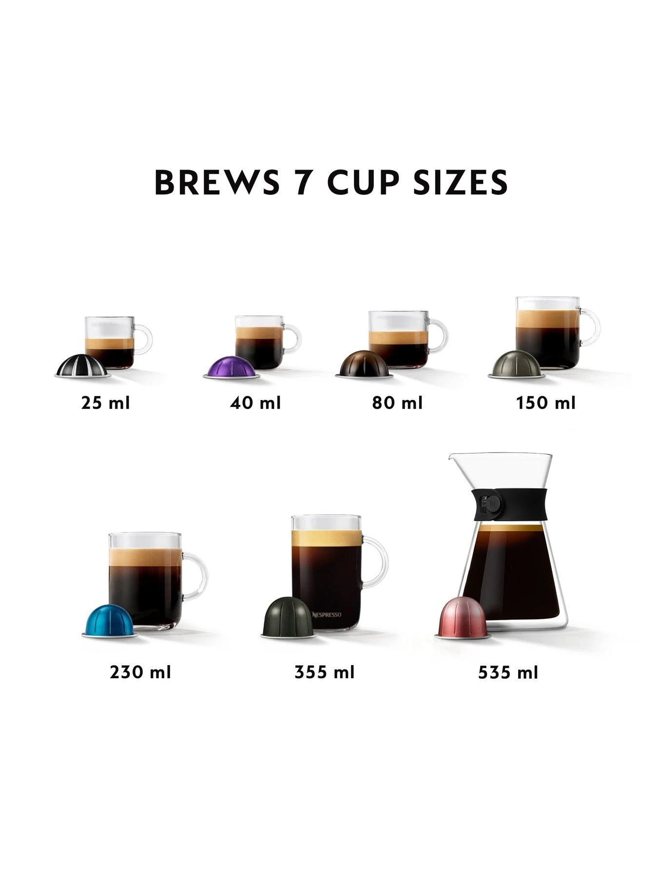 Nespresso Vertuo Next 11710 Coffee Machine With Milk Frother By Magimix - White - Image 3