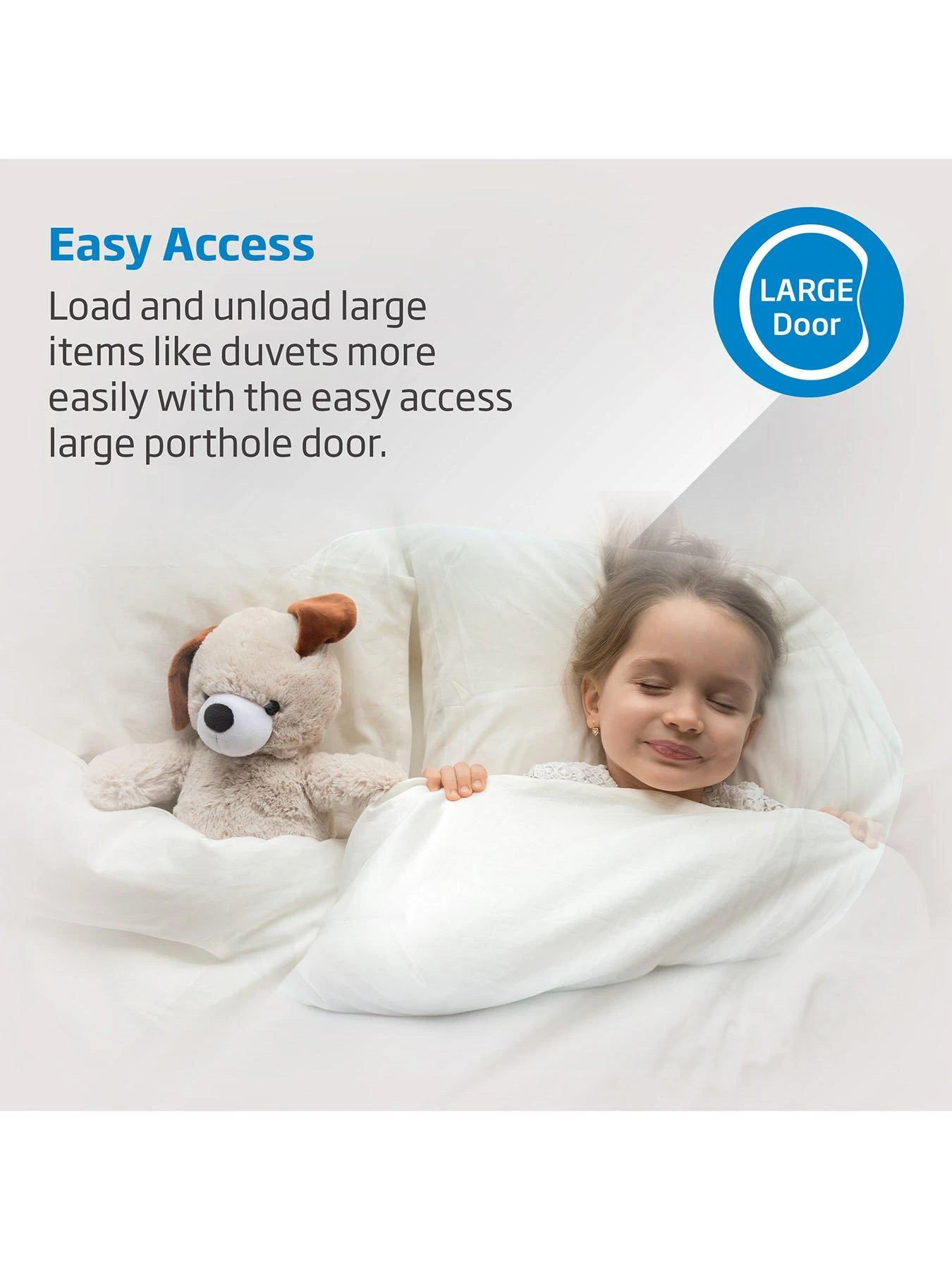 Beko DTLCE70051W 7kg Load, Full Size Condenser Sensor Dryer - White - Image 3