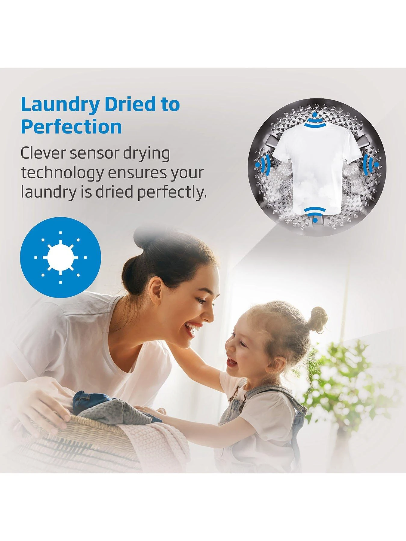 Beko DTLCE70051W 7kg Load, Full Size Condenser Sensor Dryer - White - Image 5