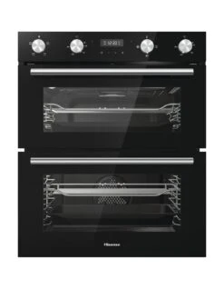 Hisense BID75211BGUK 60cm Wide Built-Under Double Oven - Black
