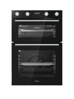 Hisense BID95211BGUK 60cm Wide Built-In Double Oven - Black