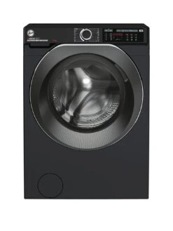Hoover H-WASH 500 HW 610AMBCB/1-80 10kg Load, 1600 Spin Washing Machine - Black, With Wifi Connectivity - A Rated