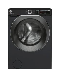 Hoover H-WASH 500 HW 414AMBCB 14kg Load, 1400 Spin Washing Machine, Wifi Connectivity - Black - A Rated