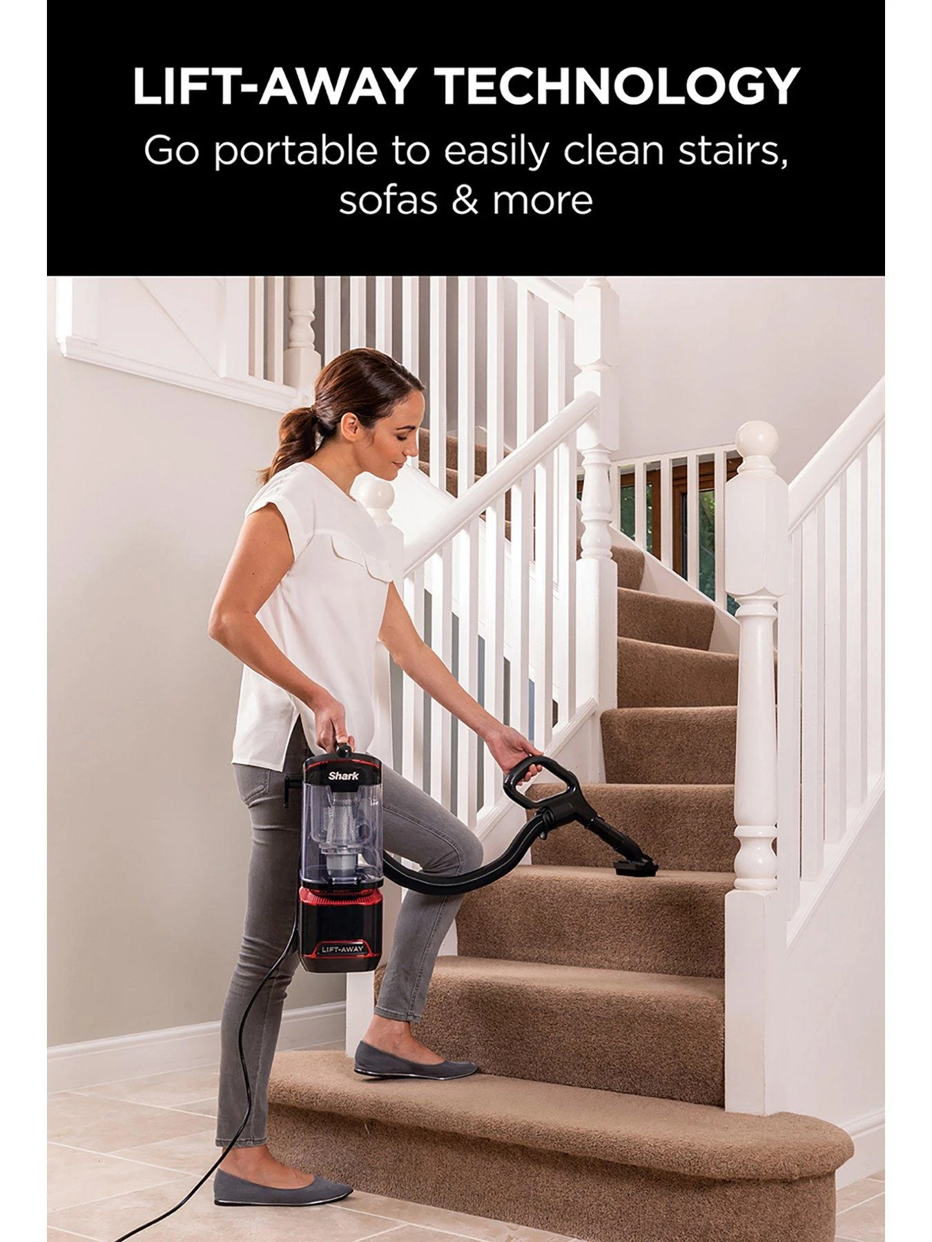 Shark Lift-Away Upright Vacuum Cleaner With TruePet NV602UKT - Image 2