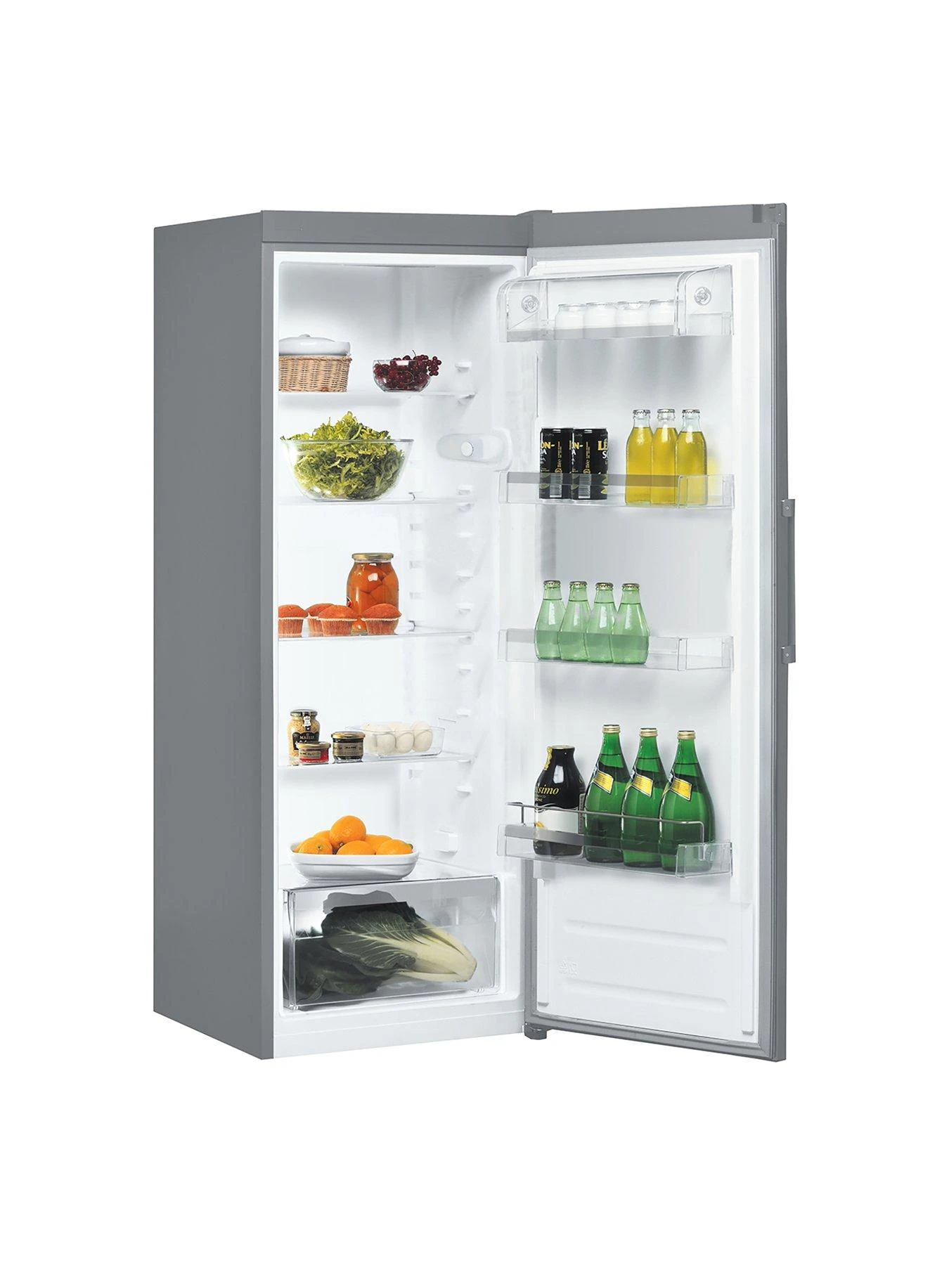 Indesit SI61S1 60cm Width Tall Fridge - Silver - Image 2