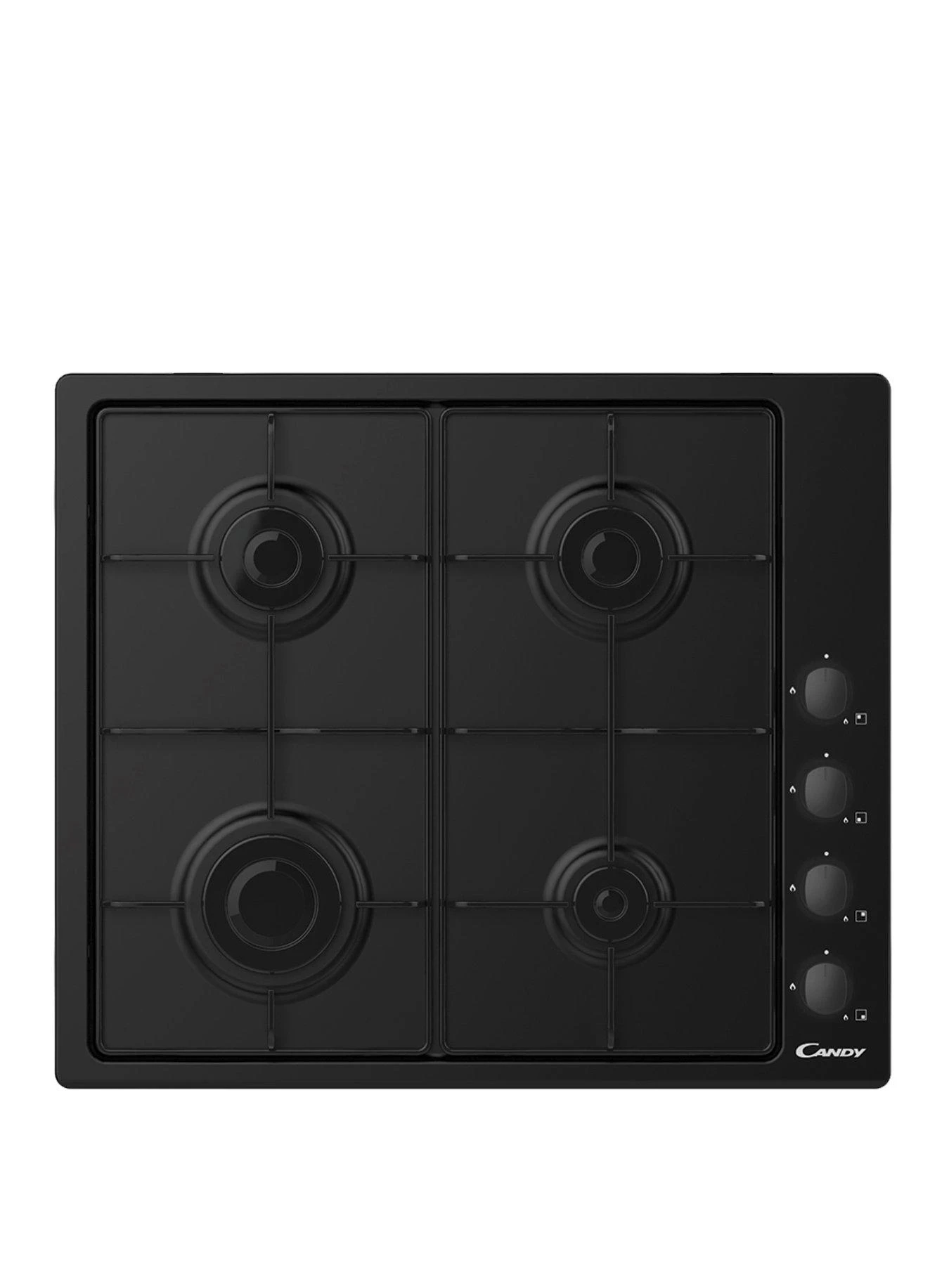 Candy CHW6LBB 60cm Gas Hob - Black