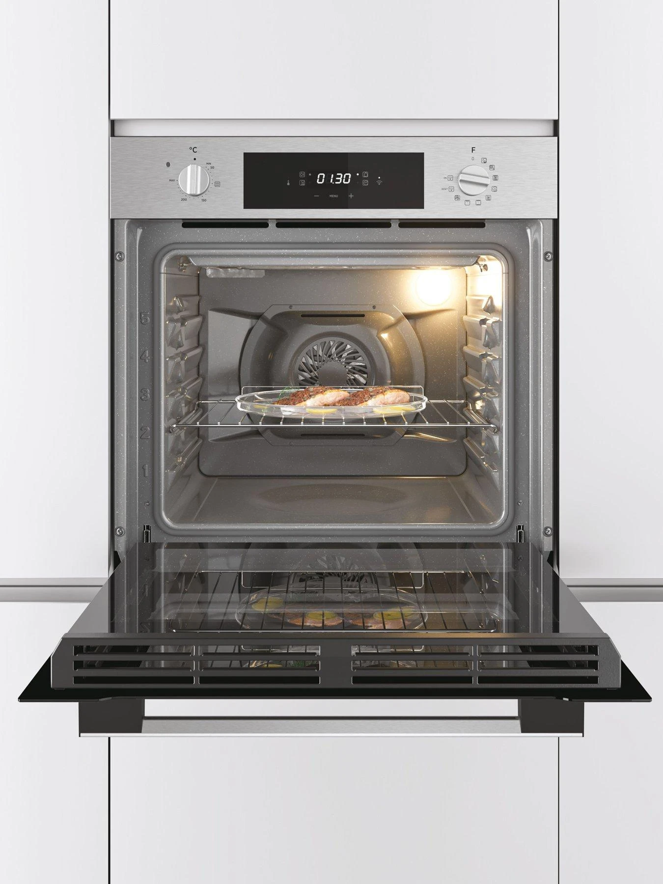 Hoover H-OVEN HOC3BF3058IN 60cm Hydro Easy Clean Oven - Black - Image 2