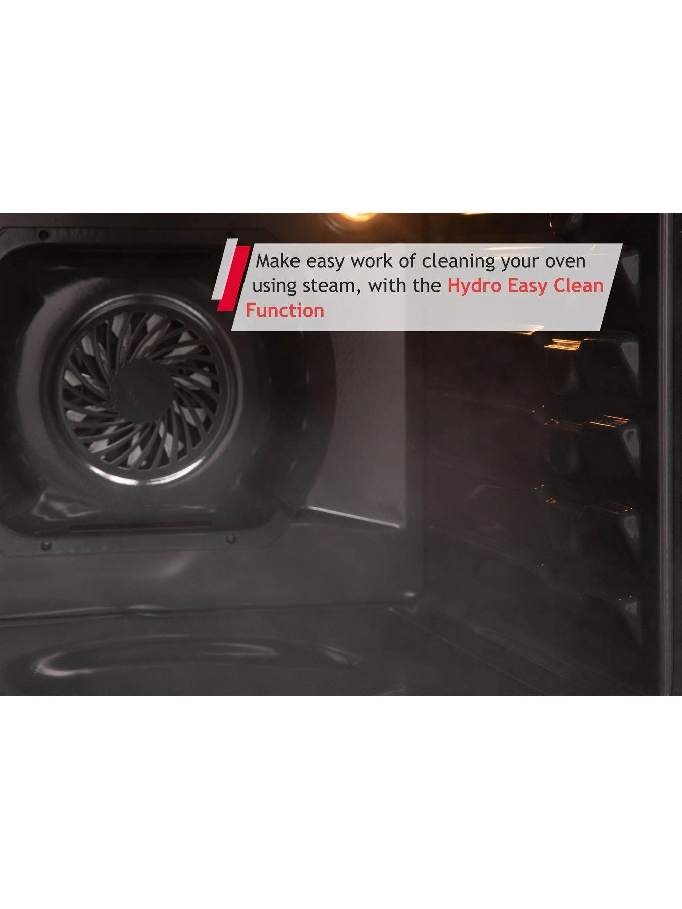 Hoover H-OVEN HOC3BF3058IN 60cm Hydro Easy Clean Oven - Black - Image 6