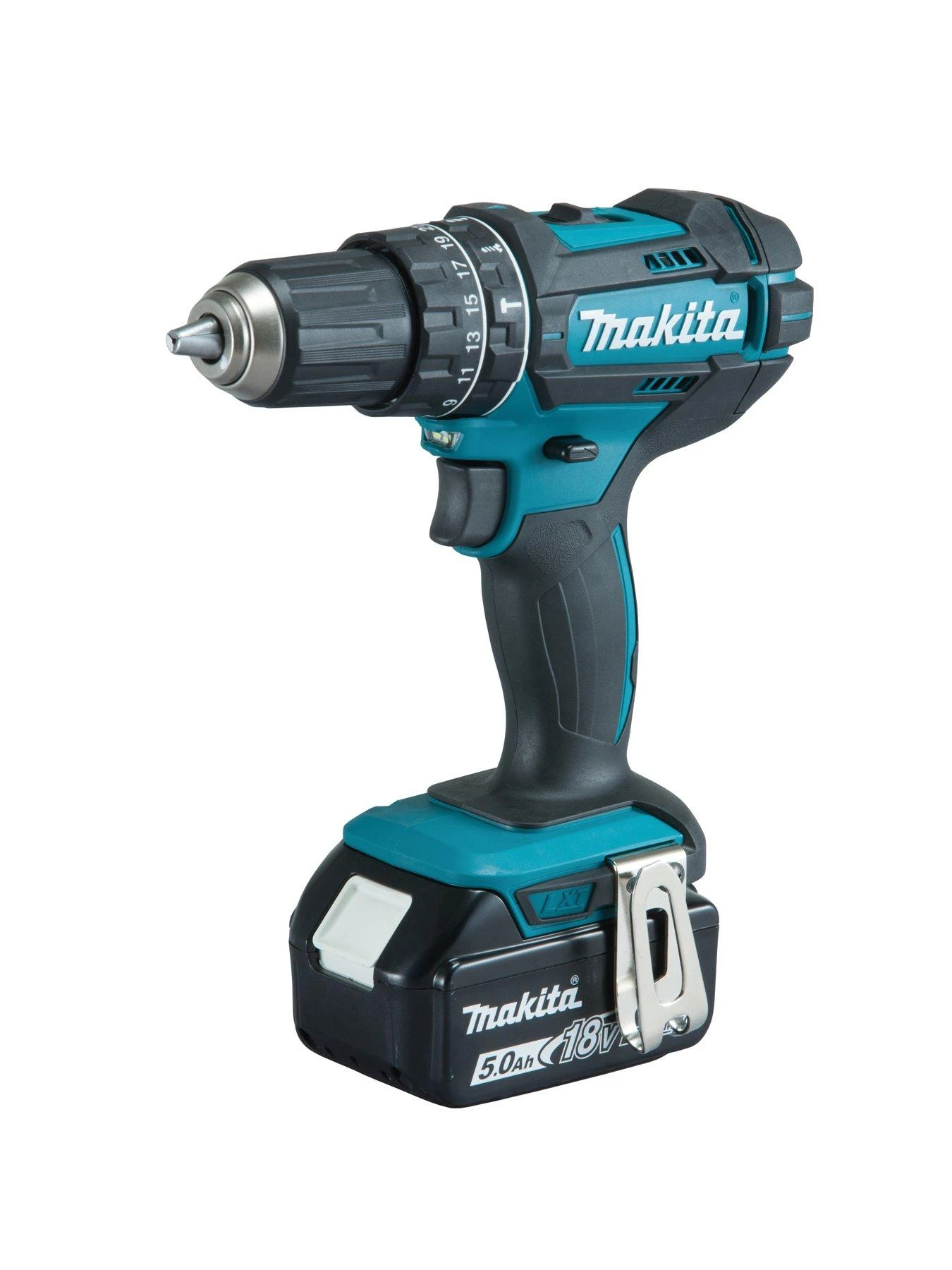 Makita 18V LXT Cordless Combi Drill & Impact Driver With 2x 5Ah Batteries, Fast Charger & Case - Image 2