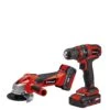Einhell PXC Cordless Drill & Angle Grinder Kit - TC-TK 18 Li Kit (18V Includes Battery)