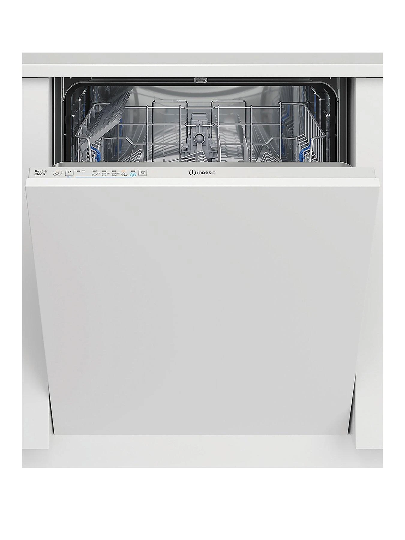 Indesit DIE2B19UK Built-In 13-Place, Full-Size Dishwasher - White