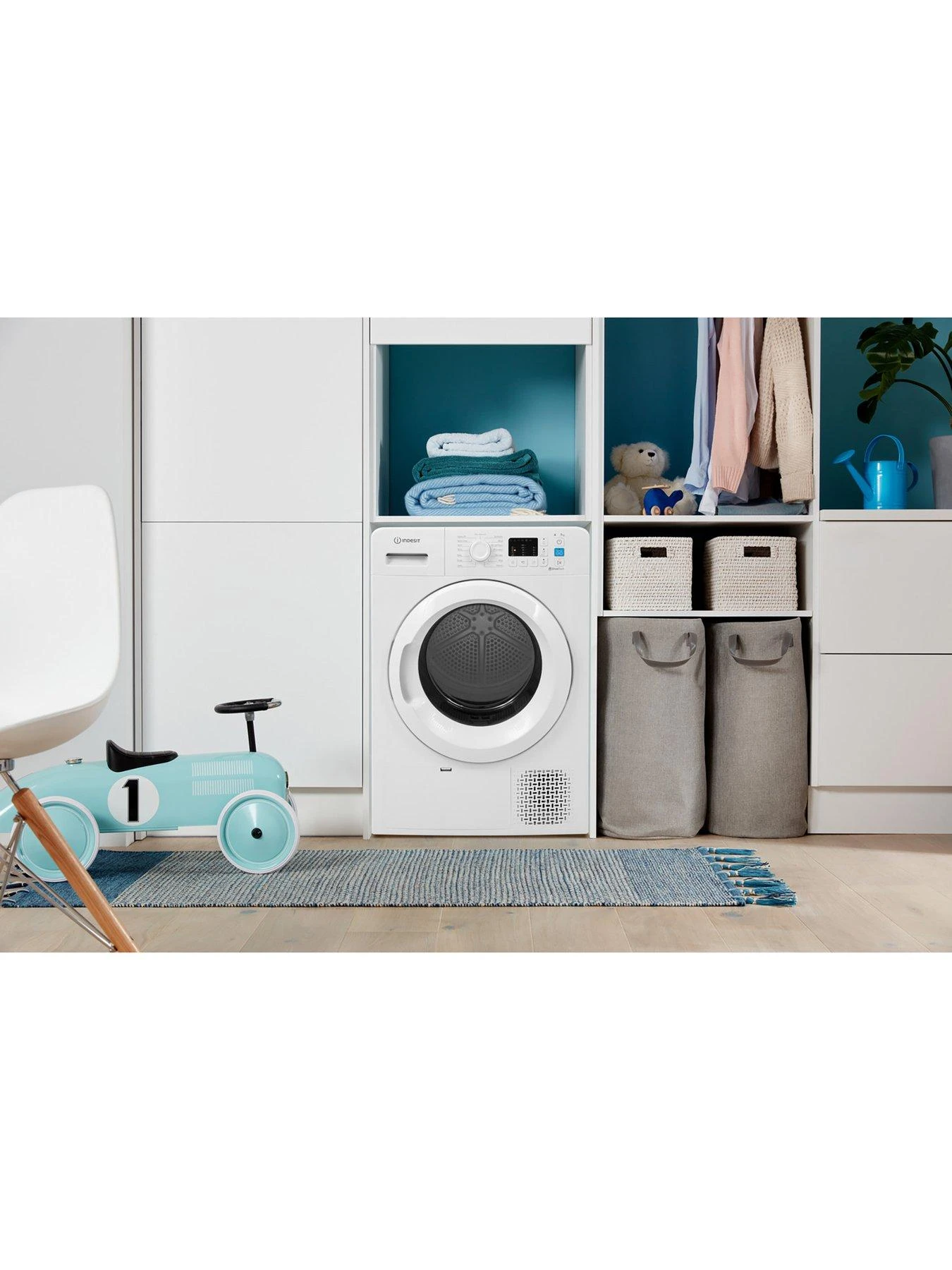 Indesit YTM1071R 7kg Load, Heat Pump Tumble Dryer - White - Image 3