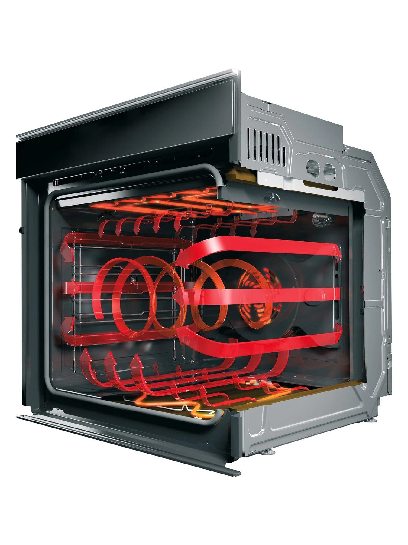 Hotpoint SA2840PIX Built-In 60cm Width, Electric Single Oven - Stainless Steel - Image 5