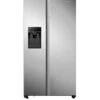 Hisense RS694N4TCF 91cm Wide, Total No Frost, American Style Fridge Freezer - Stainless Steel Look