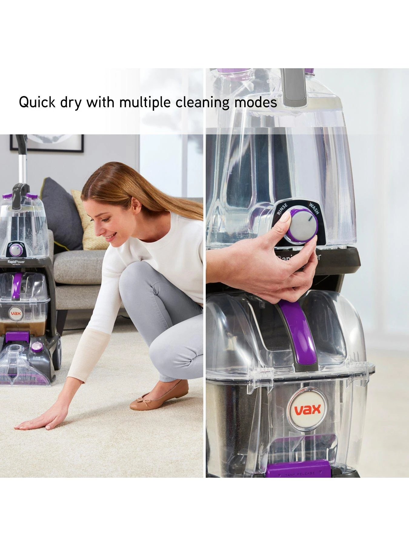 Vax Rapid Power Refresh Carpet Cleaner - Image 6