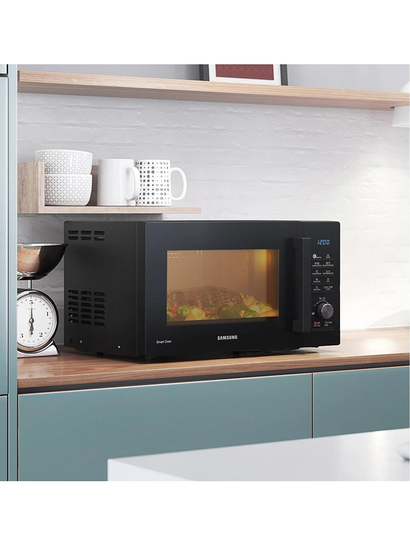 Samsung MC28A5135CK/EU 28-Litre Convection Microwave Oven With Slim Fry™ Technology - Black - Image 3