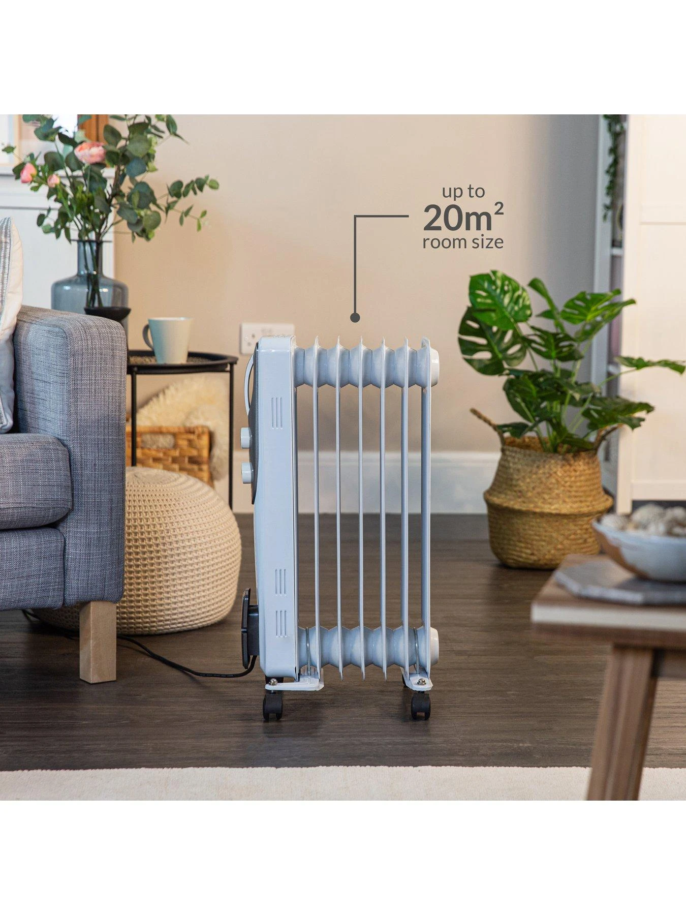 Russell Hobbs Oil-Filled Radiator - 7-Fin RHOFR5001 - Image 6