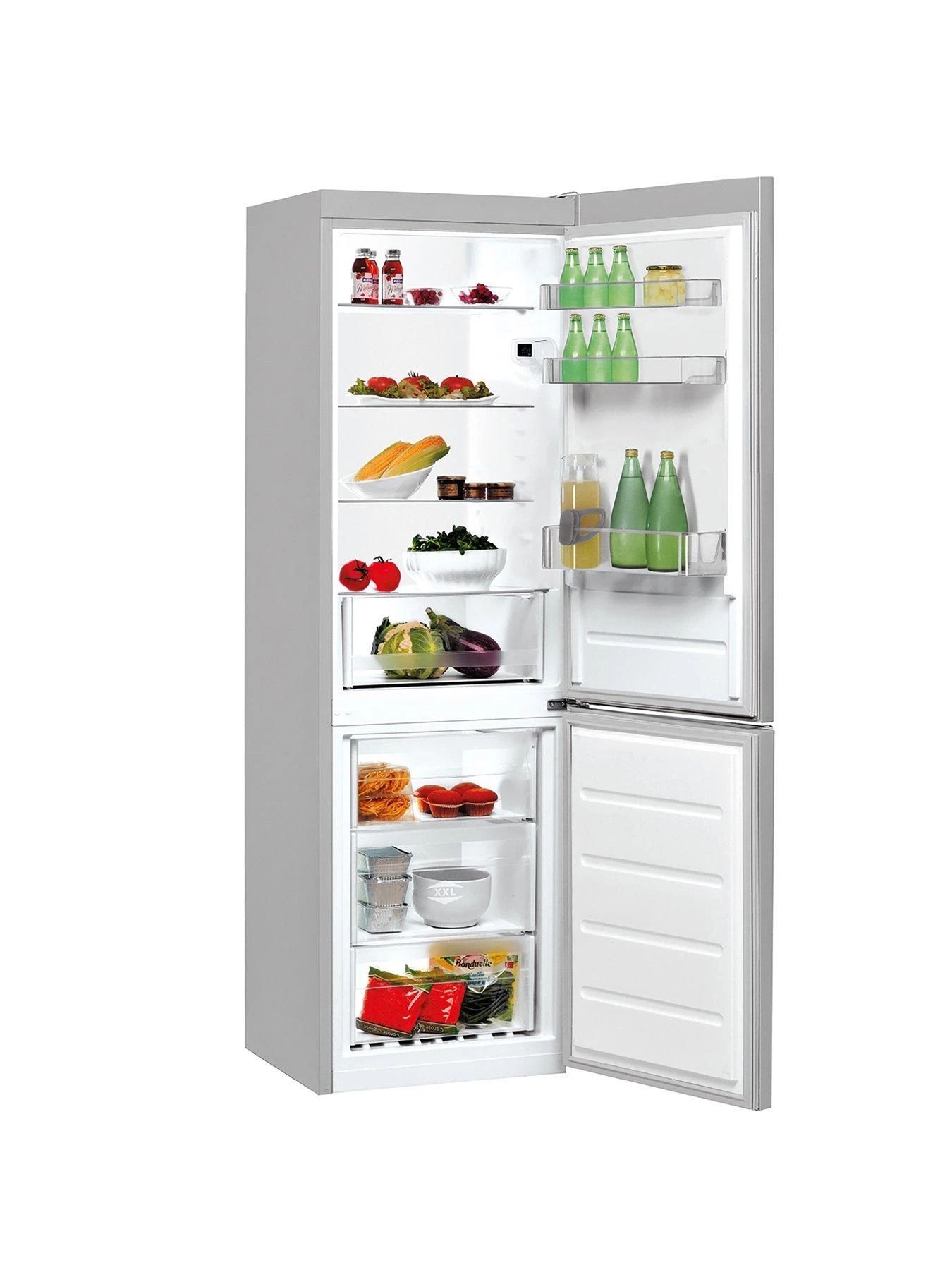 Indesit LI8S1ES Fridge Freezer - Silver - Image 2