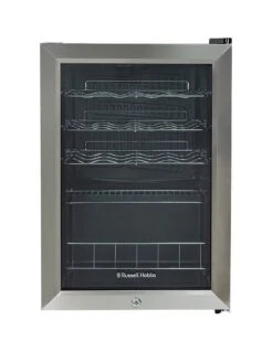 Russell Hobbs RHGWC4SS-LCK Beer & Wine Drinks Cooler With Lock- Stainless Steel