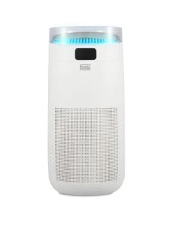 Black & Decker BXAP62002GB Air Purifier With Air Quality Sensor, 8-Hour Timer, White