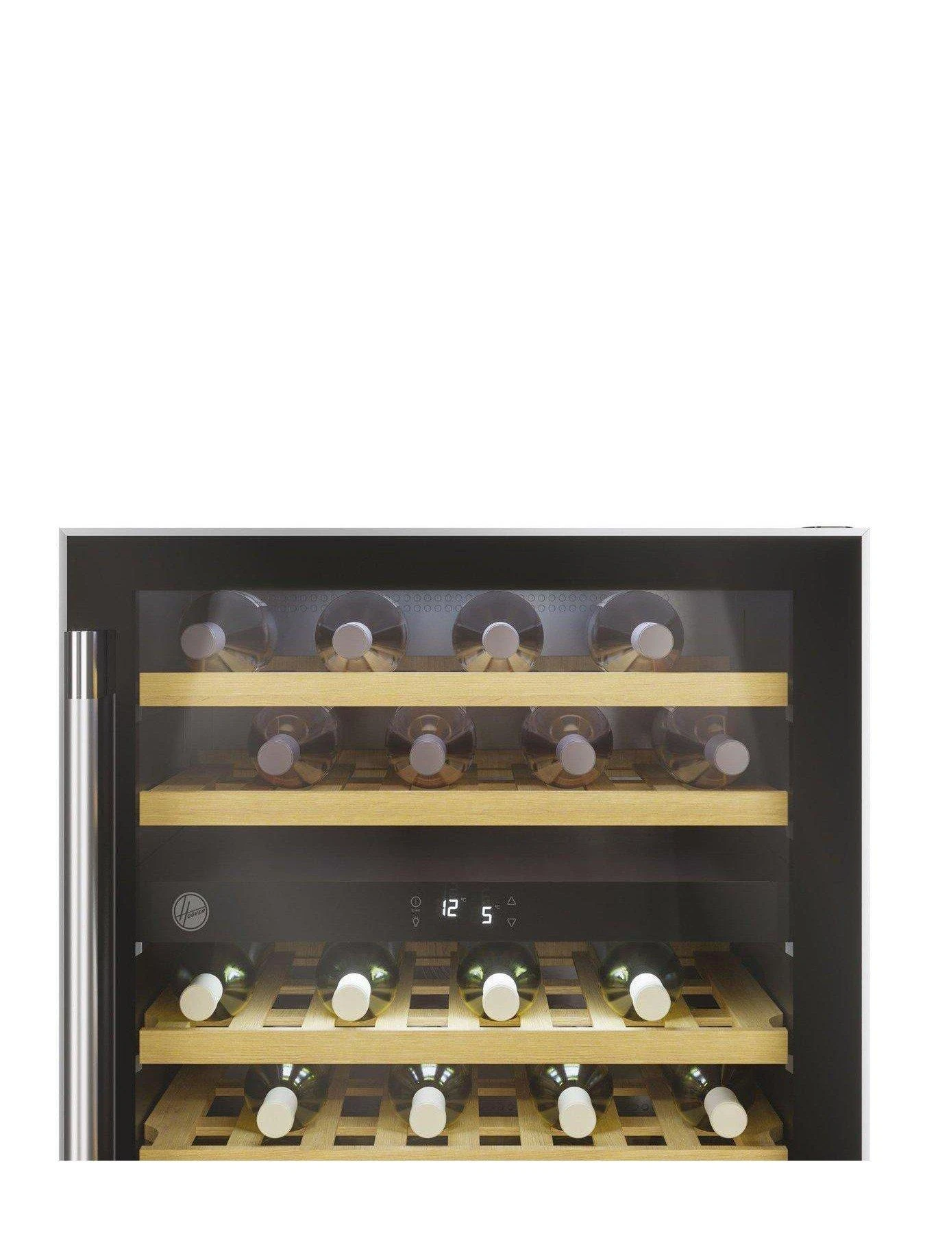 Hoover HWCB 60 UK/N Wine Cooler, 46 Bottle Capacity - Black - Image 3